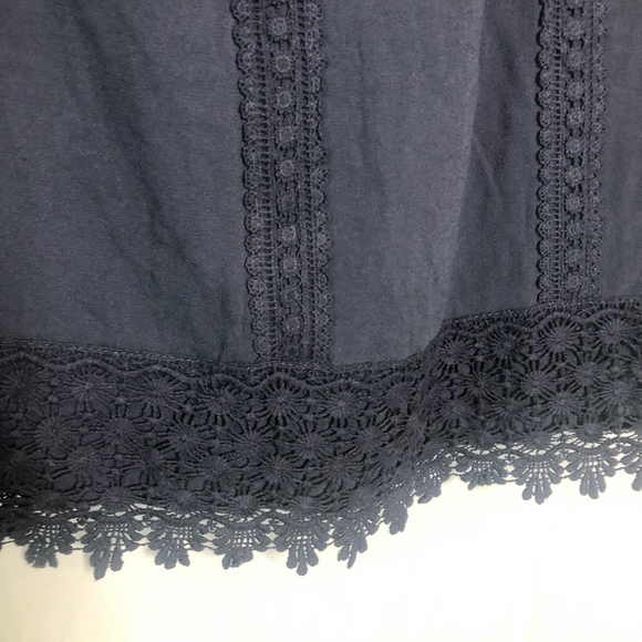 Knox Rose Peasant Dress - slate blue - Picture 3 of 7